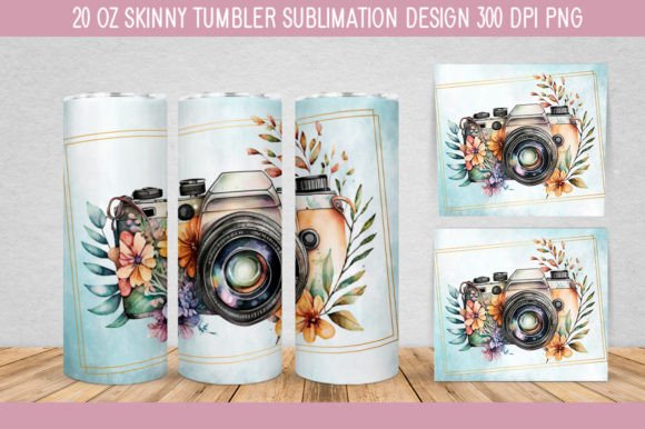 Download Floral Camera Watercolor PNG - Watercolor png Collection