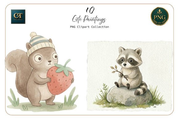 Download Cute Animal Drawings Set - Cute animal Collection