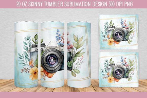 Download Floral Camera Watercolor PNG - Watercolor png Collection