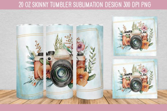 Download Floral Camera Watercolor PNG - Watercolor png Collection