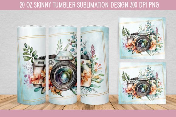 Download Floral Camera Watercolor PNG - Watercolor png Collection