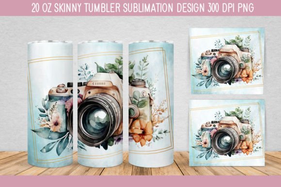 Download Floral Camera Watercolor PNG - Watercolor png Collection