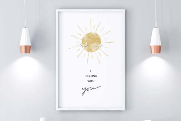 Download Cute Wall Art-I Belong You-Home Decor - Cute wall art Collection