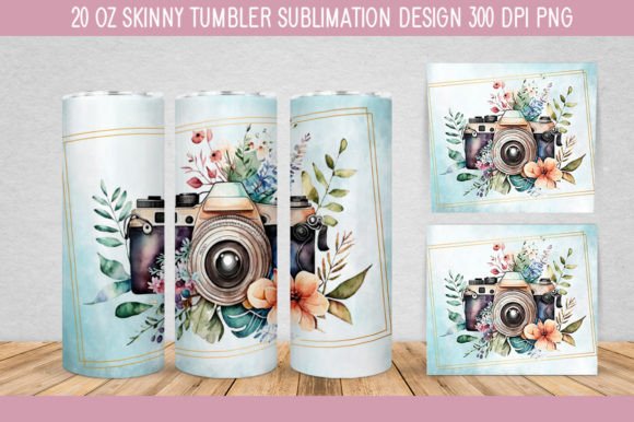Download Floral Camera Watercolor PNG - Watercolor png Collection