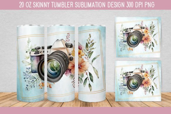Download Floral Camera Watercolor PNG - Watercolor png Collection